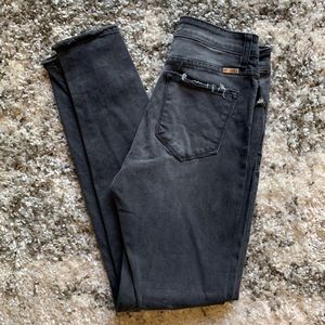 Kancan Size 7/27 Gray Distressed Wash Skinny Jeans!!